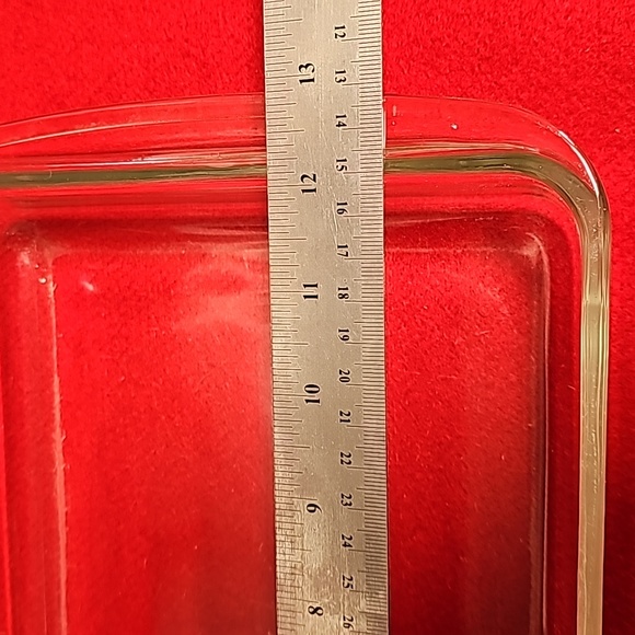 Vtg PYREX 232 clear 2qt Casserole Lasagna Baking pan - Picture 3 of 4